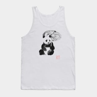 panda in the rain Tank Top